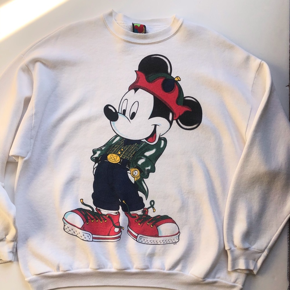 Vintage 90s Mickey Mouse Hip Hop Sweatshirt